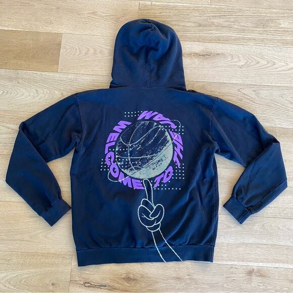 Uninterupted Welcome To The Jam Hoodie in Black - Picture 8 of 12